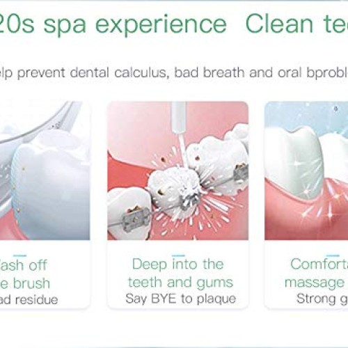Water Flosser Cordless Water Pick Teeth Cleaner, Portable Dental ...