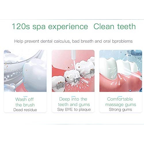Water Flosser Cordless Water Pick Teeth Cleaner, Portable Dental ...