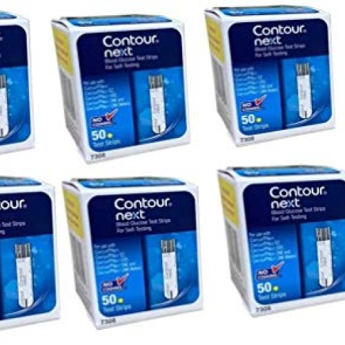 300 Diabetic Test Strips 7308 6 Boxes of 50 with Glucose Tablet...