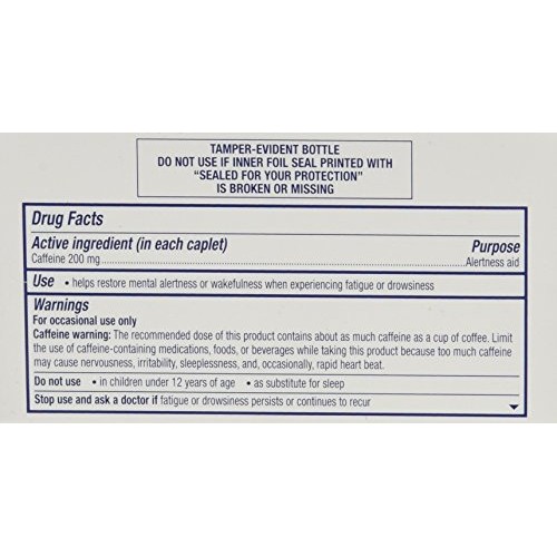 No-Doz Max Strength Fast Acting Alertness Aid, 60 Caplets