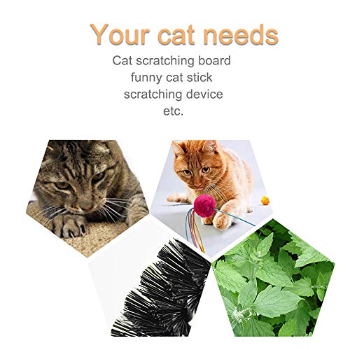 Cat Arch Self Groomer Massager Groom Toy cat Brushes Pet Puppy Ca...