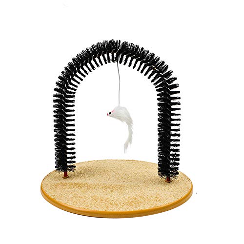 Cat Arch Self Groomer Massager Groom Toy cat Brushes Pet Puppy Ca...