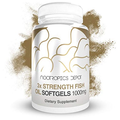 Fish Oil Capsules | Triple Strength Softgels | 1000mg | 60 Count ...