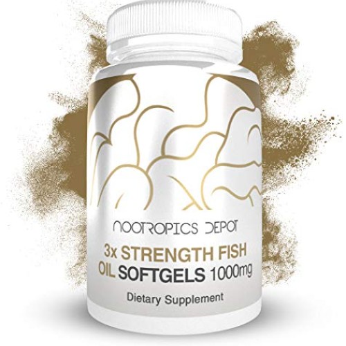 Fish Oil Capsules | Triple Strength Softgels | 1000mg | 60 Count ...