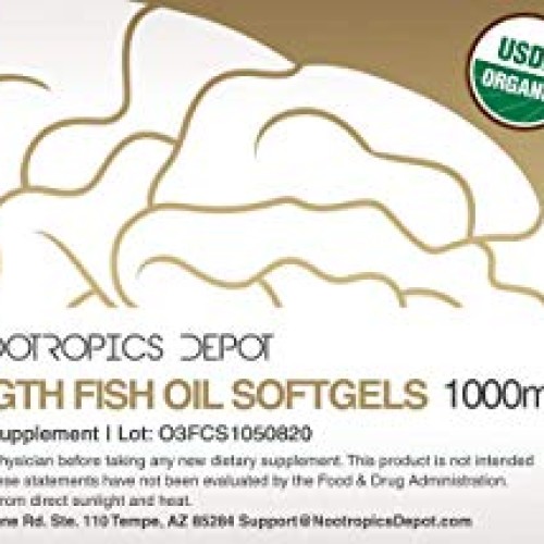 Fish Oil Capsules | Triple Strength Softgels | 1000mg | 60 Count ...