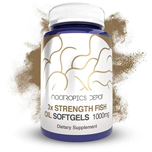 Fish Oil Capsules | Triple Strength Softgels | 1000mg | 60 Count ...