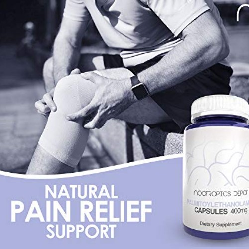 Palmitoylethanolamide Capsules | Micronized Pea | 400mg Pills | 6...