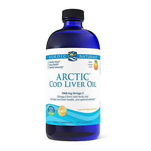 Nordic Naturals Arctic Cod Liver Oil, Orange - 16 oz - 1060 mg To...