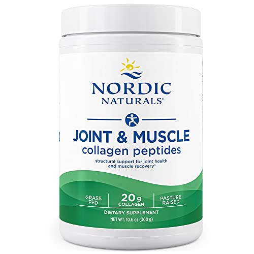 Nordic Naturals Joint & Muscle Collagen Peptides, Unflavored - 10...