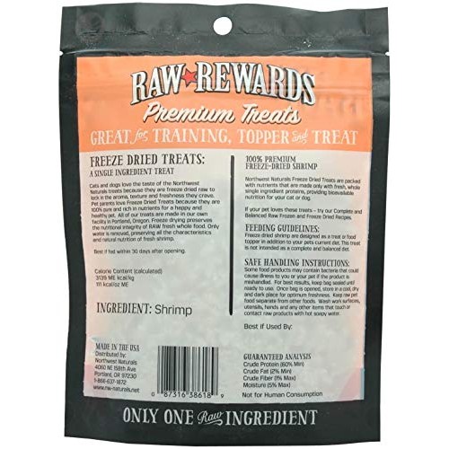 Northwest Naturals Bundle of Freeze-Dried Shrimp and Minnows Dog ...