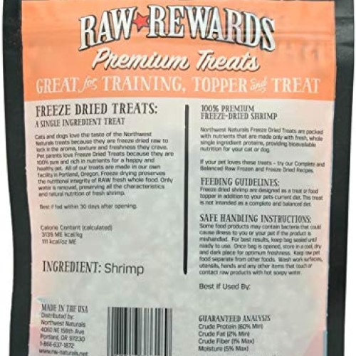 Northwest Naturals Bundle of Freeze-Dried Shrimp and Minnows Dog ...