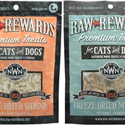 Northwest Naturals Bundle of Freeze-Dried Shrimp and Minnows Dog ...