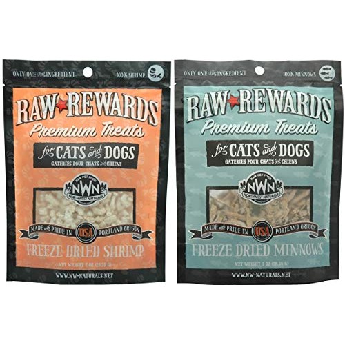 Northwest Naturals Bundle of Freeze-Dried Shrimp and Minnows Dog ...