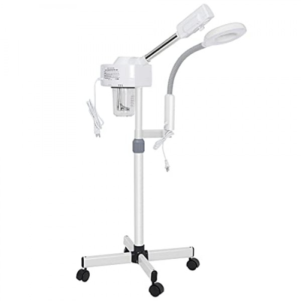 2 in 1 Facial Steamer With 5X Magnifying Lamp For Salon Spa Beauty