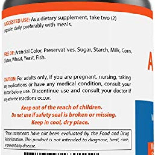 Nova Nutritions Anti-Gray Hair Formula 120 Capsules