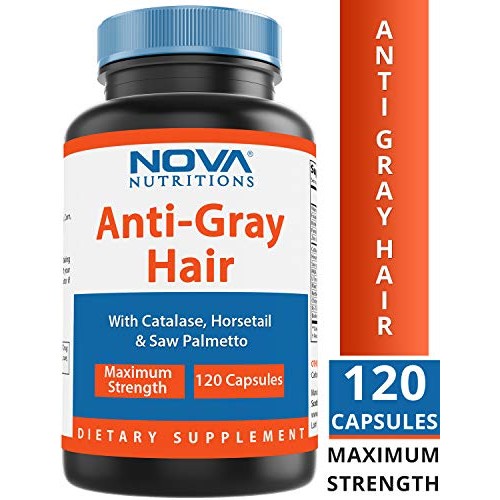 Nova Nutritions Anti-Gray Hair Formula 120 Capsules