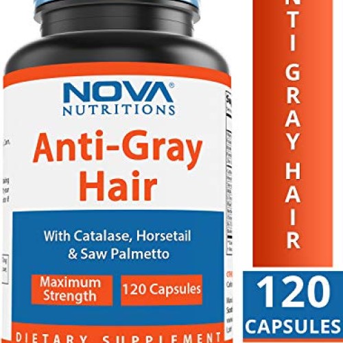 Nova Nutritions Anti-Gray Hair Formula 120 Capsules