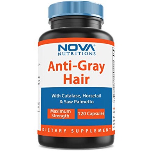 Nova Nutritions Anti-Gray Hair Formula 120 Capsules