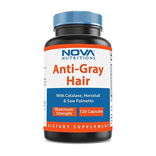 Nova Nutritions Anti-Gray Hair Formula 120 Capsules