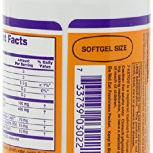 7-Keto LeanGels 100mg 60 Softgels Pack of 2