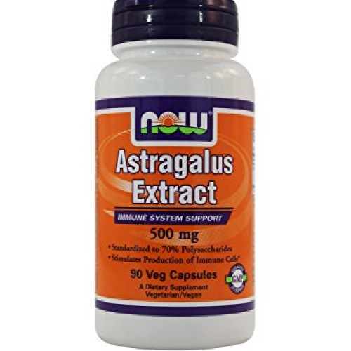 Astragalus Extract 500mg 90 VegiCaps Pack of 2