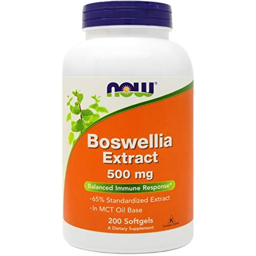 Now Boswellia Serrata Extract 500 mg, 200 Softgels - Tree Gum Res...