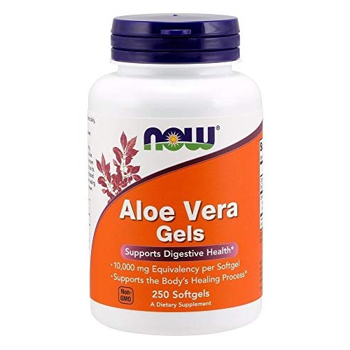 Now Foods Aloe Vera Gels, 10000 mg 250 Softgels