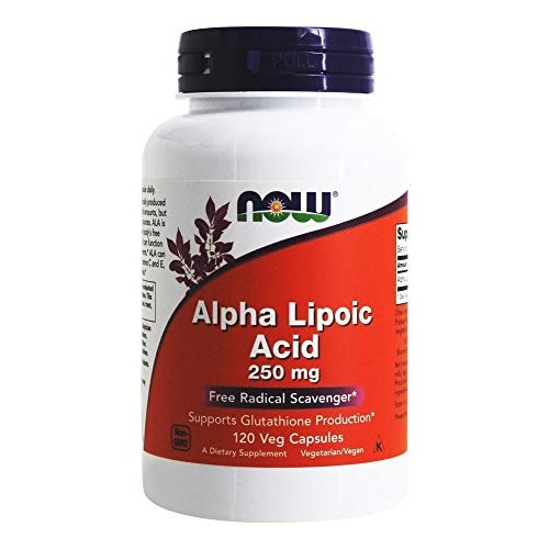 NOW FOODS Alpha Lipoic Acid 250mg Capsules, 120 CT