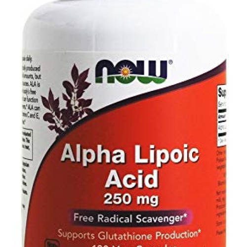 NOW FOODS Alpha Lipoic Acid 250mg Capsules, 120 CT
