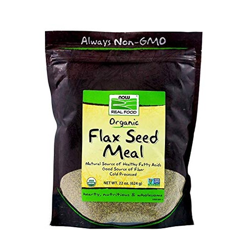 Now Foods Flax Seed Organic Meal 22 OZ - Pack of 2