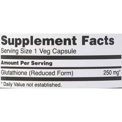 NOW FOODS Glutathione 250, 60 CT