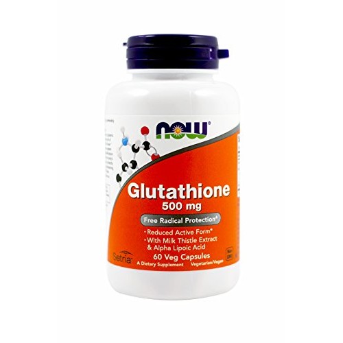 Now Foods Glutathione 500 mg - 60 Vcaps 2 Pack