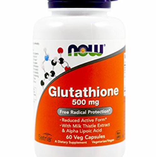 Now Foods Glutathione 500 mg - 60 Vcaps 2 Pack