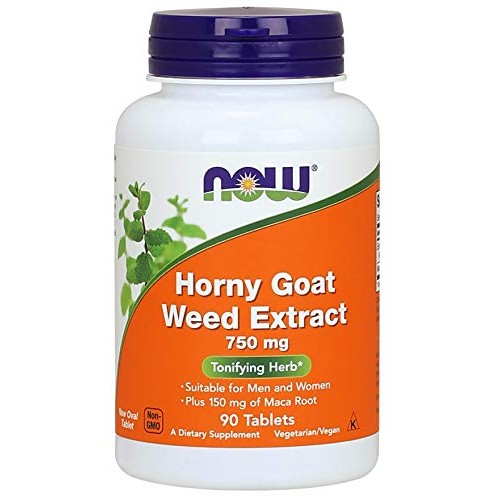 NOW FOODS Horny Goat Weed 750Mg Maca, 90 CT