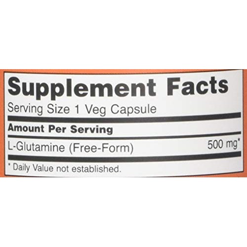 Now Foods, L-Glutamine 500mg, 120 Capsules