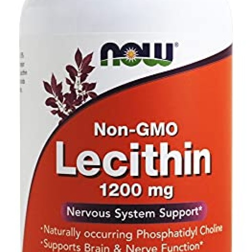Now Foods Non-GMO Lecithin 1,200 mg 200 Sgels