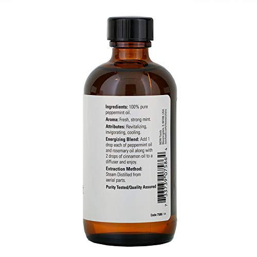 NOW Foods Peppermint Oil Liquid, 4 oz