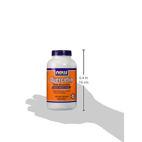 Now Foods Quercetin with Bromelain, 240 Vegetable Capsule