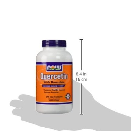 Now Foods Quercetin with Bromelain, 240 Vegetable Capsule