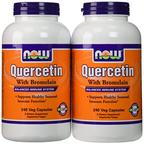 Now Foods Quercetin with Bromelain, 240 Vegetable Capsule 2 Pack