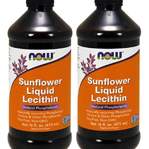 Now Foods, Sunflower Liquid Lecithin, 16 fl oz 473 ml Pack of 2