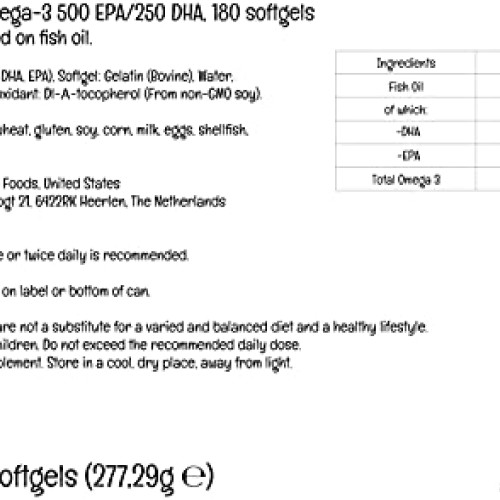 Now Foods - Ultra Omega-3 500 EPA/250 DHA - 180 Softgels