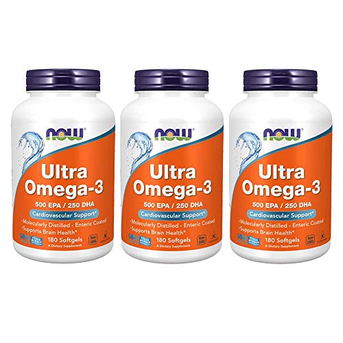 Now Foods Ultra Omega 3, Fish Oil Soft-gels, 540 Count