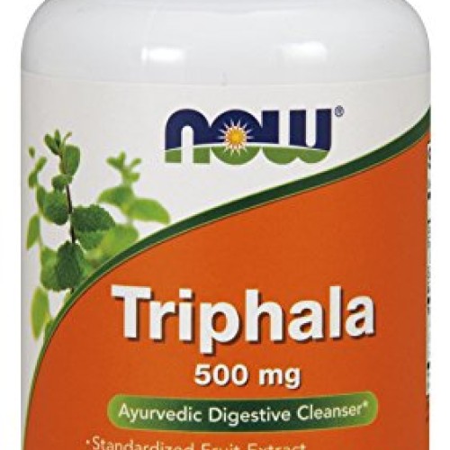 NOW Triphala, 500 mg, 120 Tablets Pack of 2