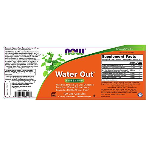 NOW Water-Out, 100 Tablets