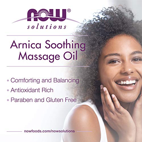 NOW Solutions, Arnica Relief Massage Oil, Therapeutic and Soothin...
