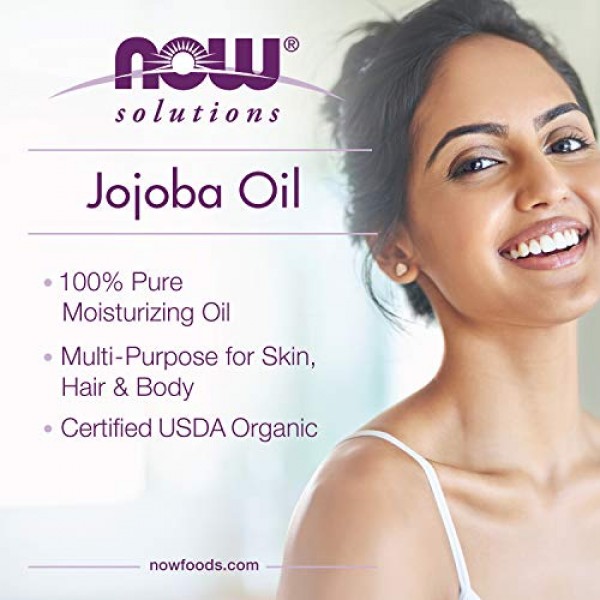 Now Solutions, Organic Jojoba Oil, Moisturizing Multi-Purpose Oil...