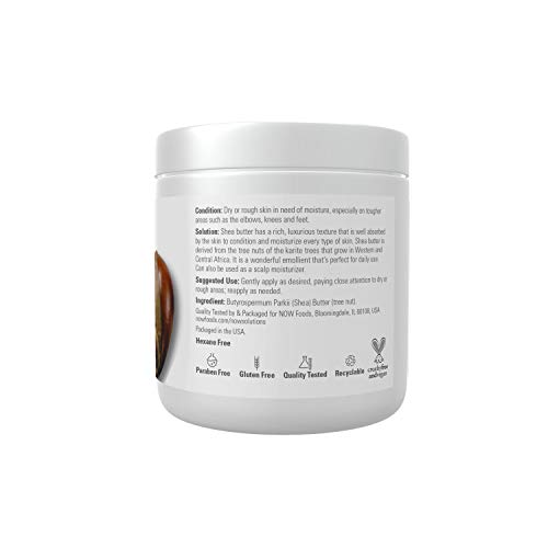NOW Solutions, Shea Butter, Skin Emollient, Seals in Moisture for...