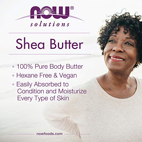 NOW Solutions, Shea Butter, Skin Emollient, Seals in Moisture for...