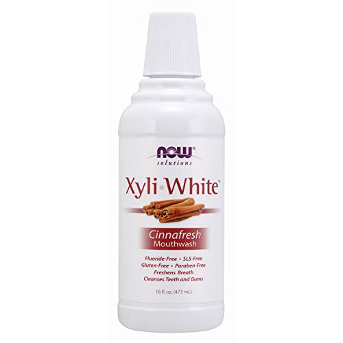 NOW Solutions, Xyliwhite Mouthwash, Cinnafresh Flavor, Naturally ...